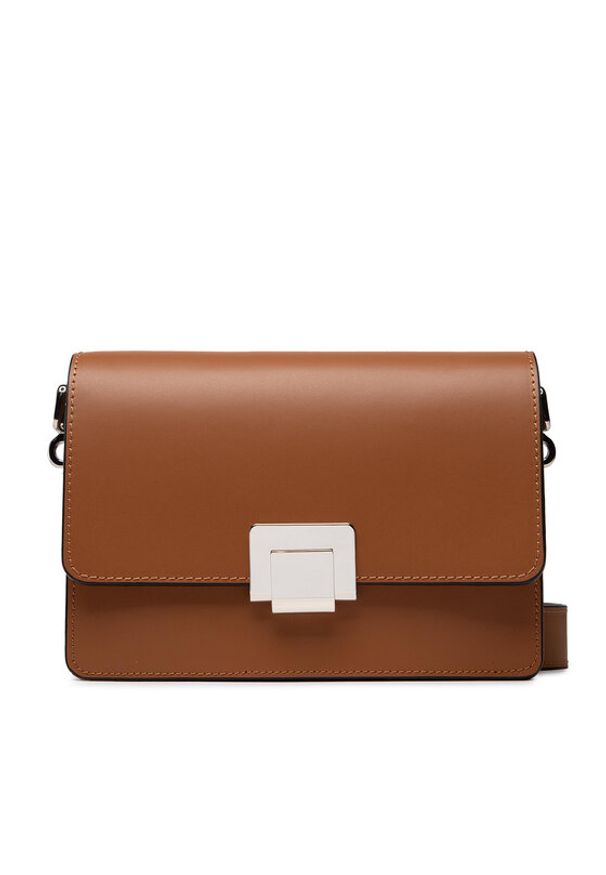 Creole Torebka K11239 Brązowy. Kolor: brązowy. Materiał: skórzane