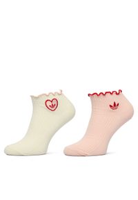 Adidas - adidas Skarpety krótkie KR3430 Kolorowy. Materiał: bawełna. Wzór: kolorowy #1