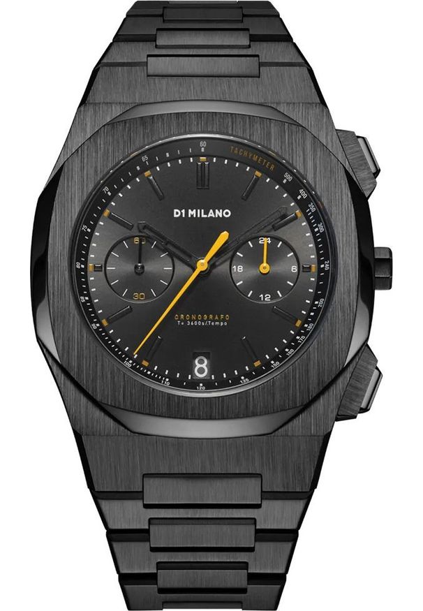 D1-Milano - Zegarek D1 Milano Zegarek męski D1 Milano D1-CHBJ11 czarny. Kolor: czarny
