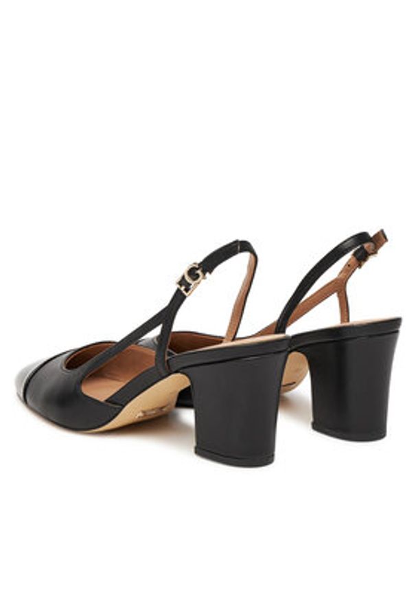 Guess Czółenka FLTLOI LEP05 Czarny. Kolor: czarny. Materiał: skóra