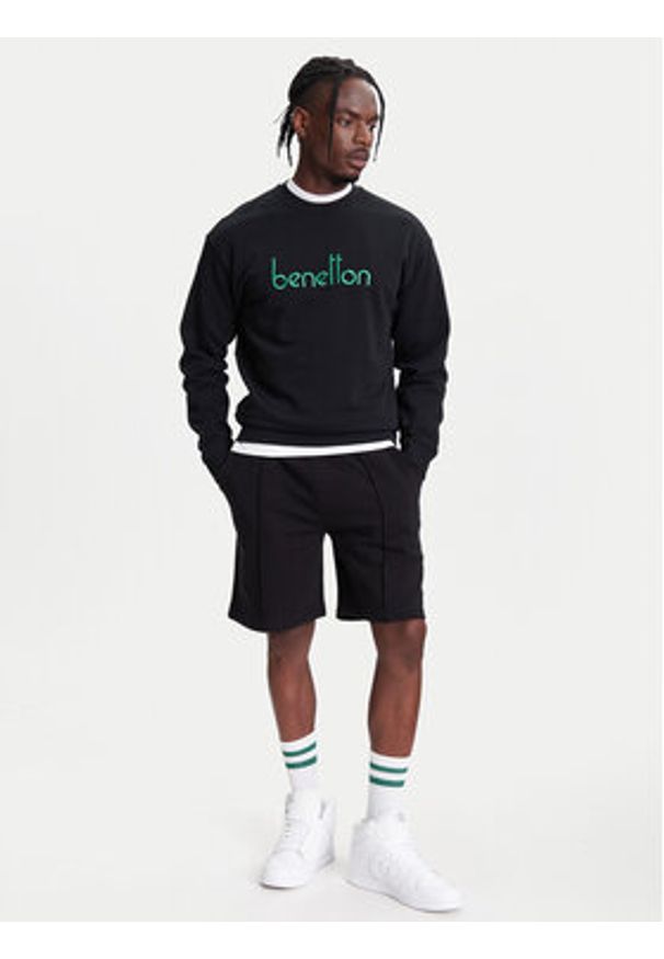 United Colors of Benetton - United Colors Of Benetton Bluza 3FWYU109S Szary Regular Fit. Kolor: szary. Materiał: bawełna