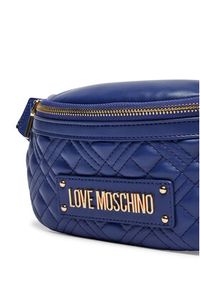 Love Moschino - LOVE MOSCHINO Saszetka nerka JC4003PP0LLA0750 Granatowy. Kolor: niebieski. Materiał: skóra #4