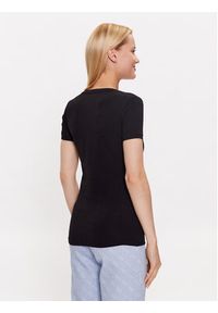 Guess T-Shirt W2YI45 J1314 Czarny Slim Fit. Kolor: czarny. Materiał: bawełna #3
