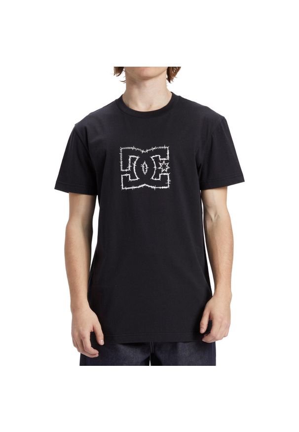 DC Shoes - Koszulka dla Mężczyzn DC ZIG ZAG Czarny. Kolor: brązowy, zielony, wielokolorowy. Materiał: materiał, bawełna. Wzór: nadruk