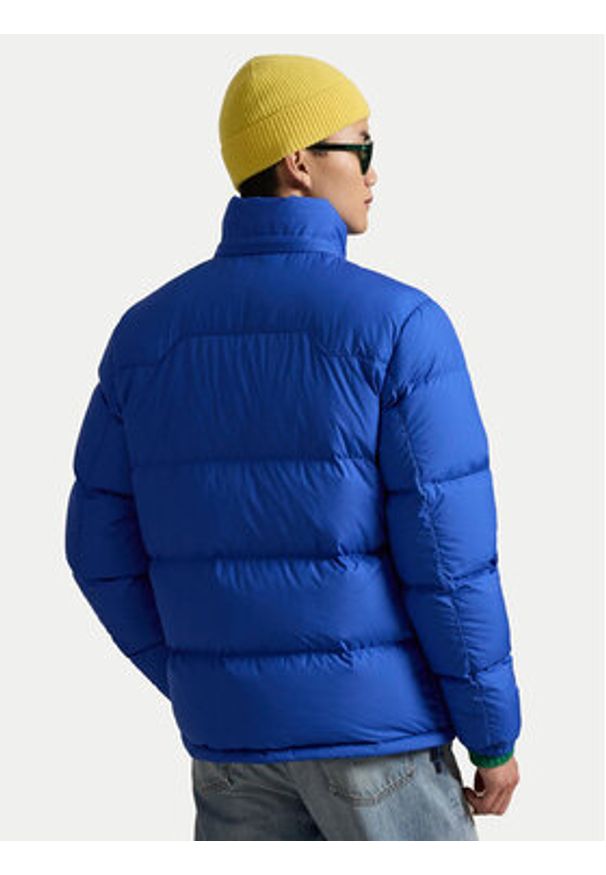 Polo Ralph Lauren Kurtka puchowa 710968278008 Niebieski Regular Fit. Typ kołnierza: polo. Kolor: niebieski. Materiał: syntetyk