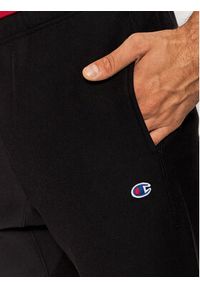 Champion Szorty sportowe Logo 216543 Czarny Custom Fit. Kolor: czarny. Materiał: bawełna. Styl: sportowy #4