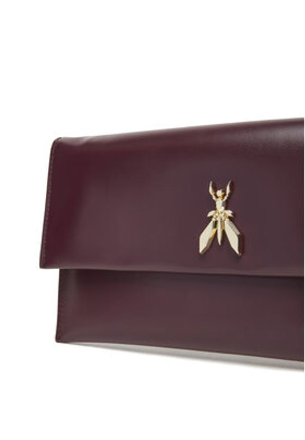 Patrizia Pepe Torebka CB5460 L011 Bordowy. Kolor: czerwony. Materiał: skórzane