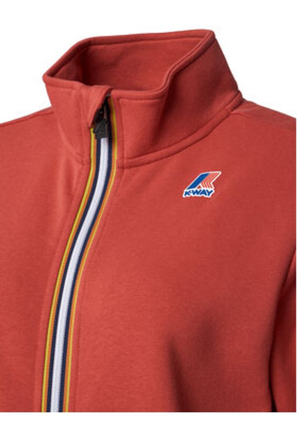 K-Way Bluza Augur K41225W Czerwony Regular Fit. Kolor: czerwony. Materiał: bawełna