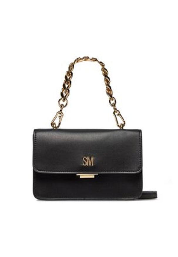 Steve Madden Torebka Bzen SM13001124-B-G Czarny. Kolor: czarny. Materiał: skórzane