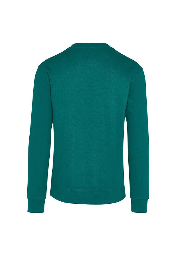 SG - Bluza Unisex Dla Dorosłych Z Bawełny Ringspun Bez Metki. Kolor: zielony. Materiał: bawełna