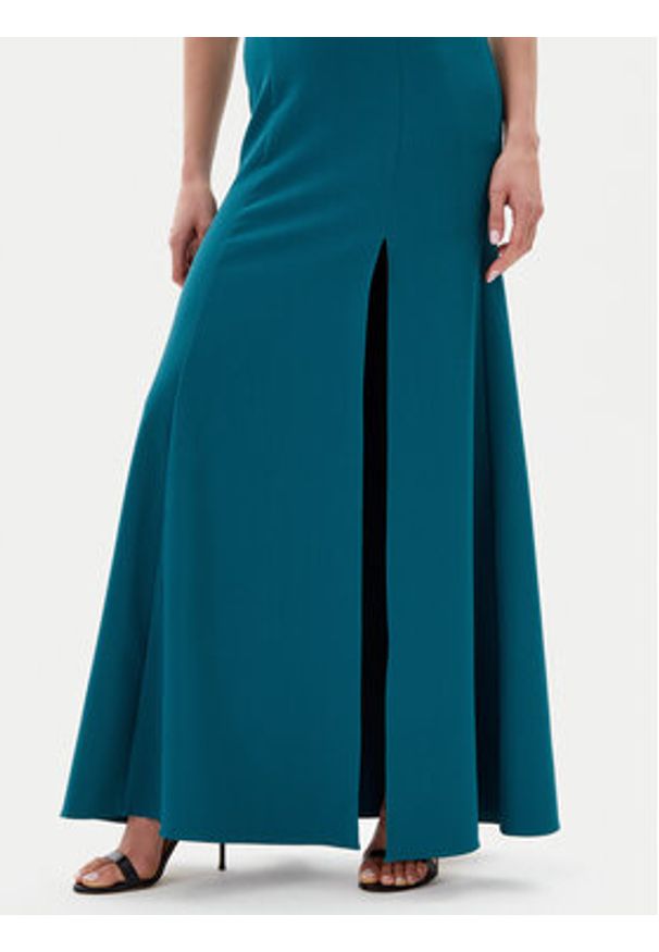 Rinascimento Sukienka wieczorowa CFC0019847002 Zielony Regular Fit. Kolor: zielony. Materiał: syntetyk. Styl: wizytowy