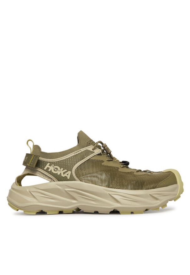 HOKA - Hoka Sandały Hopara 2 1147650 Zielony. Kolor: zielony. Materiał: materiał