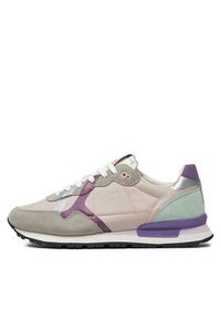 Pepe Jeans Sneakersy Brit Print W PLS40010 Szary. Kolor: szary. Materiał: skóra. Wzór: nadruk #6