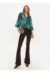 Fracomina Koszula FQ24ST6002W412N4 Turkusowy Regular Fit. Kolor: turkusowy. Materiał: syntetyk #4