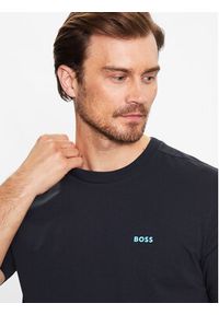 BOSS - Boss T-Shirt 50475828 Granatowy Regular Fit. Kolor: niebieski. Materiał: bawełna