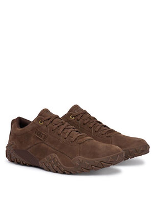 CAT Footwear Sneakersy Gridlock Lo P726602 Brązowy. Kolor: brązowy. Materiał: nubuk, skóra