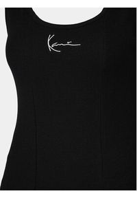 Karl Kani Sukienka letnia KW241-032-2 Czarny Slim Fit. Kolor: czarny. Materiał: bawełna. Sezon: lato