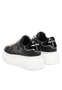 Karl Lagerfeld - KARL LAGERFELD Sneakersy KL42311A Czarny. Kolor: czarny. Materiał: skóra
