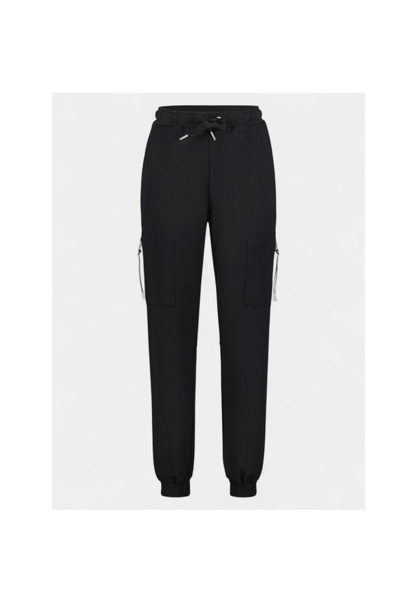 LUHTA - Joggery damskie Luhta Anjala. Kolor: czarny. Materiał: dresówka, materiał