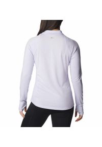 columbia - Koszulka z długim rękawem damska Columbia Endless Trail 1/2 Zip Mesh Long Sleeve. Kolor: fioletowy. Materiał: mesh. Długość rękawa: długi rękaw. Długość: długie