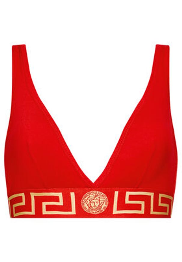 VERSACE - Versace Biustonosz braletka AUD01047 Czerwony. Kolor: czerwony. Materiał: bawełna