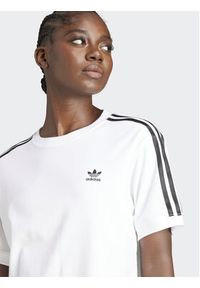 Adidas - adidas T-Shirt 3-Stripes IR8051 Biały Regular Fit. Kolor: biały. Materiał: bawełna #5