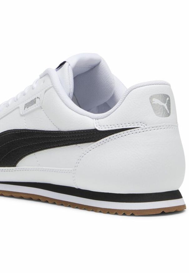 Puma - Sneakersy unisex PUMA Turino II PUMA White Black Cool Light Gray. Kolor: biały, wielokolorowy, czarny, szary