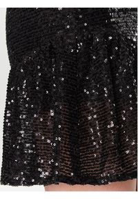 Guess Spódnica mini Eugenia W3RD74 KBKV0 Czarny Slim Fit. Kolor: czarny. Materiał: syntetyk #4