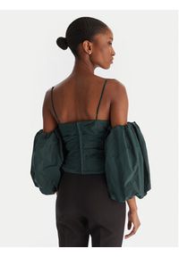 Pinko - PINKO Bluzka Pallottoliere 105552 Y3LE Zielony Regular Fit. Kolor: zielony. Materiał: syntetyk