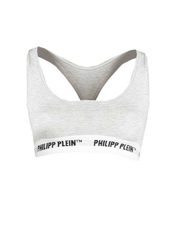 Philipp Plein Stanik "Bi-pack" | DUPT01 I Top Donna Bipack | Kobieta | Szary. Kolor: szary. Materiał: bawełna, wiskoza, elastan