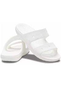 Klapki plażowe męskie Crocs Classic Sandal. Okazja: na plażę. Kolor: biały, wielokolorowy