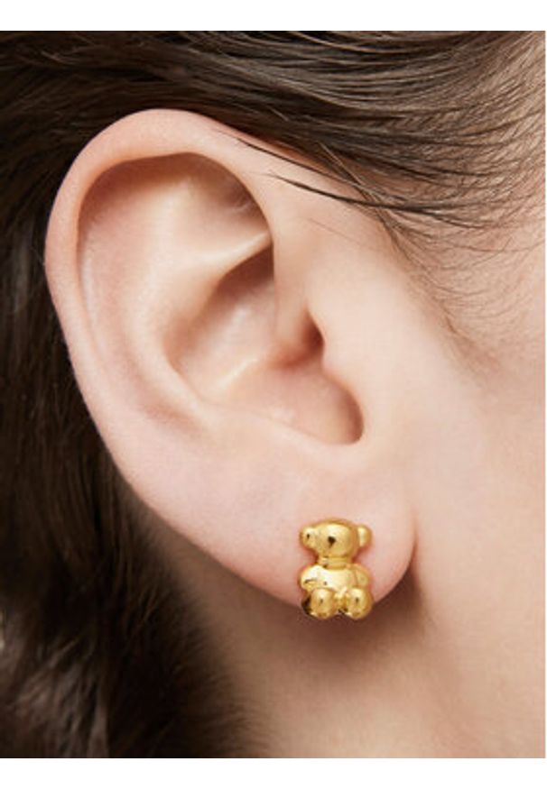 Tous - TOUS Kolczyki Bold Bear 1004195400 Złoty. Materiał: metalowe. Kolor: złoty