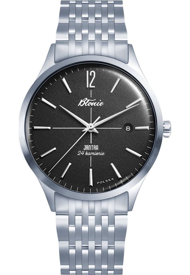 NoName - Zegarek Zegarek Błonie Automatyczny Jantar Noc męski .