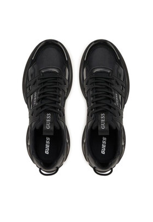 Guess Sneakersy 178499 Czarny. Kolor: czarny. Materiał: skóra