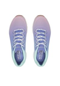 skechers - Skechers Sneakersy Color Waves 155628/BLMT Kolorowy. Materiał: skóra. Wzór: kolorowy