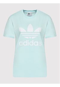 Adidas - adidas T-Shirt adicolor Classics Trefoil HK9638 Niebieski Regular Fit. Kolor: niebieski. Materiał: bawełna #3