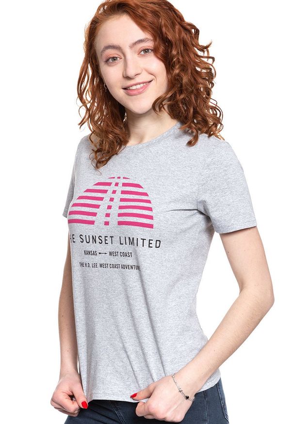 Lee - LEE T SHIRT SUNSET TEE GREY MELE L42XEPMP 112109512