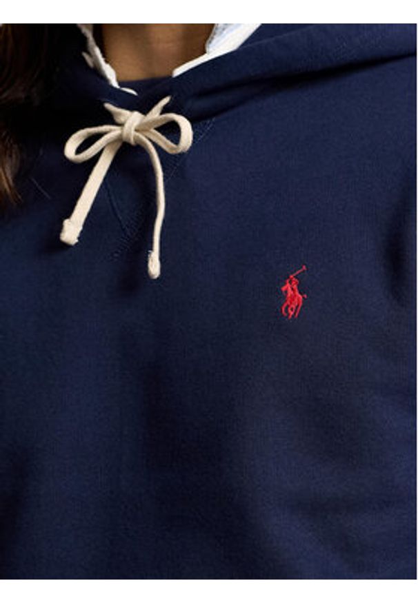 Polo Ralph Lauren Bluza 710766778007 Granatowy Regular Fit. Typ kołnierza: polo. Kolor: niebieski. Materiał: bawełna, syntetyk