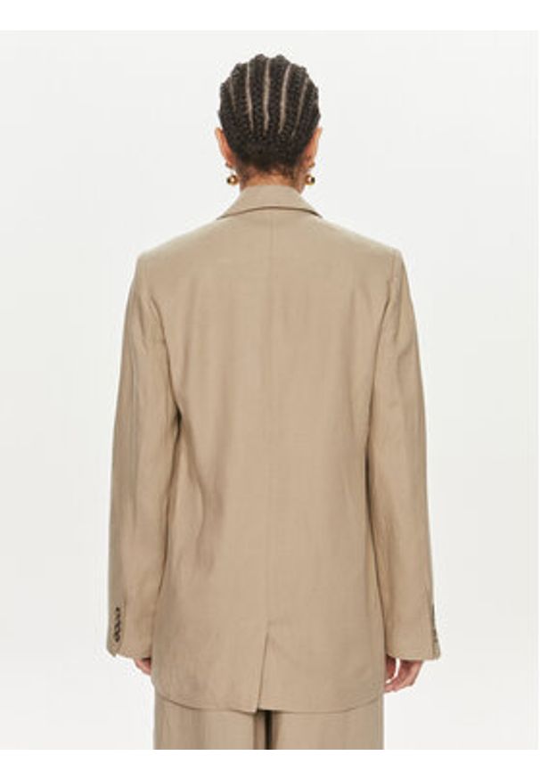 Herskind Marynarka Mercy 5116840 Beżowy Relaxed Fit. Kolor: beżowy. Materiał: wiskoza