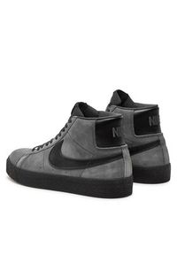 Nike Sneakersy Sb Zoom Blazer Mid FD0731 001 Szary. Kolor: szary. Materiał: zamsz, skóra. Model: Nike Zoom #7