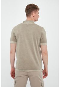 Aeronautica Militare - Polo męskie z naszywką AERONAUTICA MILITARE. Typ kołnierza: polo. Wzór: aplikacja #3