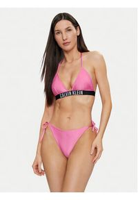 Calvin Klein Swimwear Góra od bikini KW0KW02387 Różowy. Kolor: różowy. Materiał: syntetyk #2