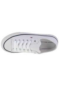 TOMMY HILFIGER - Buty Tommy Hilfiger Low Cut Lace-Up Sneaker W T3A4-32118-0890100 białe. Okazja: na co dzień. Kolor: biały. Materiał: guma, materiał. Szerokość cholewki: normalna. Styl: casual #5