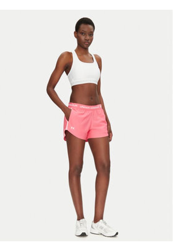 Under Armour Szorty sportowe Tech™ Play Up 1389882 Różowy Regular Fit. Kolor: różowy. Materiał: syntetyk