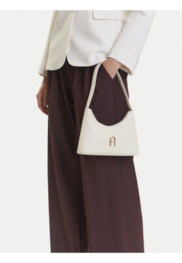 Furla Torebka Diamante Mini WB00863 AX0733 BG PNN00 Écru. Materiał: skórzane