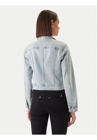 Morgan Kurtka jeansowa 231-VPOMI Niebieski Regular Fit. Kolor: niebieski. Materiał: bawełna #5