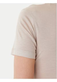 Guess T-Shirt W5GP31 KCSX2 Beżowy Classic Fit. Kolor: beżowy. Materiał: lyocell #4