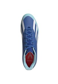 Adidas - Buty piłkarskie adidas X Crazyfast.4 Fg M GY7431 niebieskie. Zapięcie: sznurówki. Kolor: niebieski. Materiał: guma, syntetyk. Sport: piłka nożna