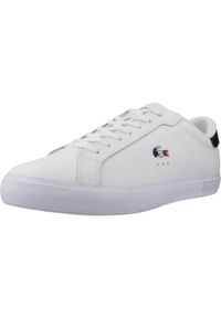 Tenisówki Lacoste Model Powercourt Kolor Biały. Kolor: biały. Materiał: tkanina, skóra