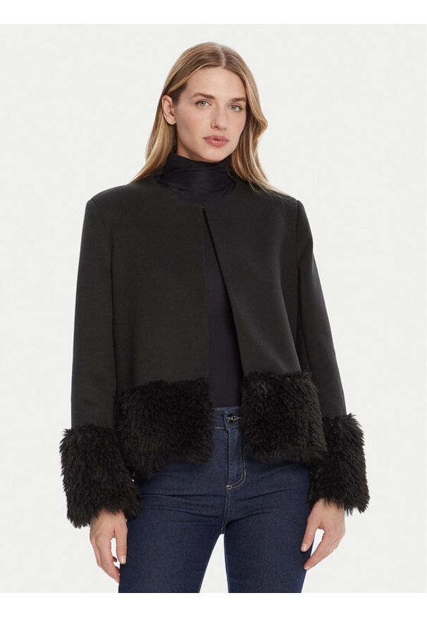 Rinascimento Kurtka przejściowa CFC0125791003 Czarny Regular Fit. Kolor: czarny. Materiał: syntetyk